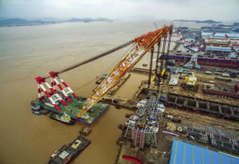 國內(nèi)潮流能發(fā)電機落戶舟山(圖)